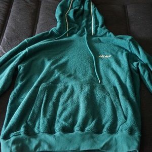 Palace Piped Up Hoodie teal